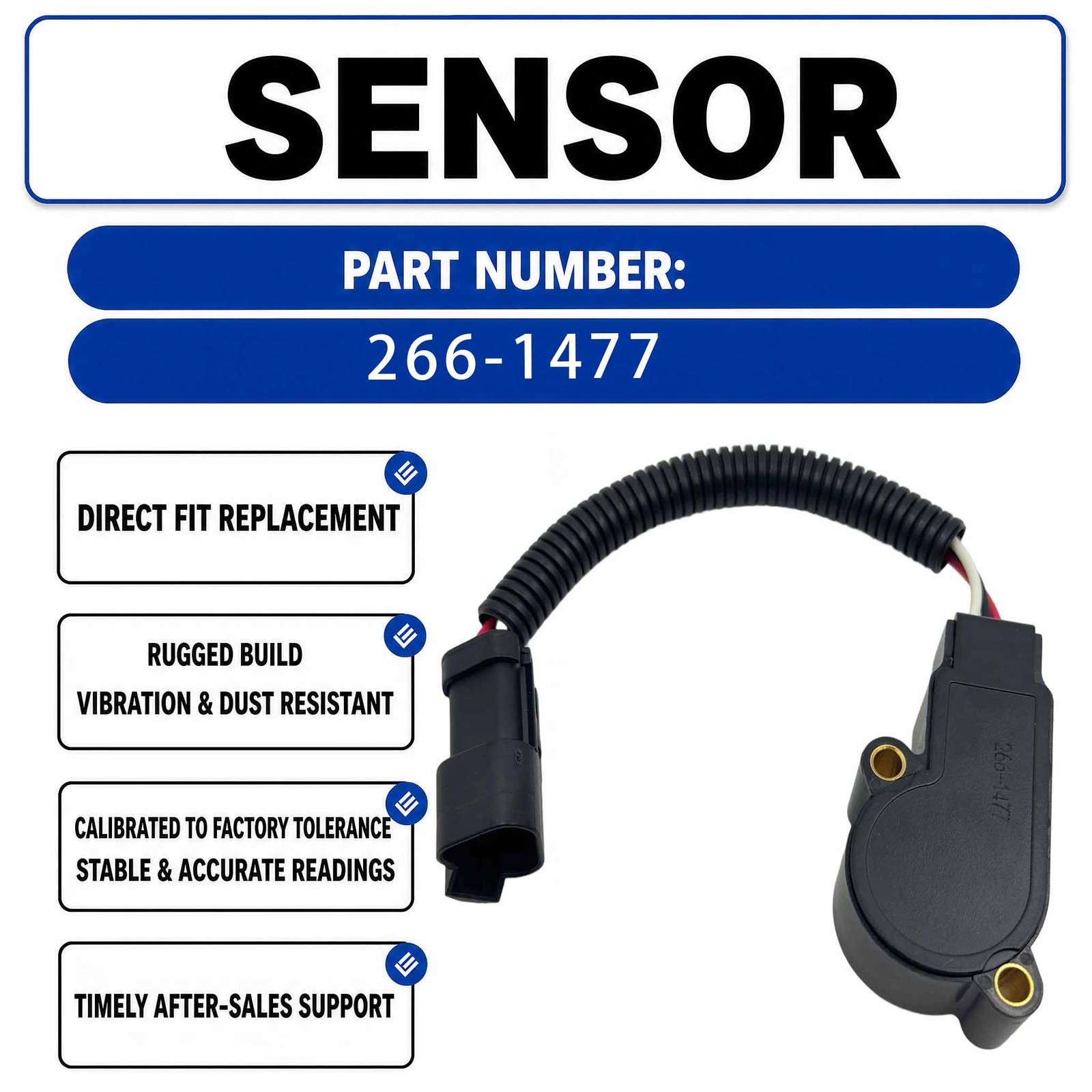 266-1477 2661477 Position Sensor For Caterpillar CAT 825G Single Steel Wheel