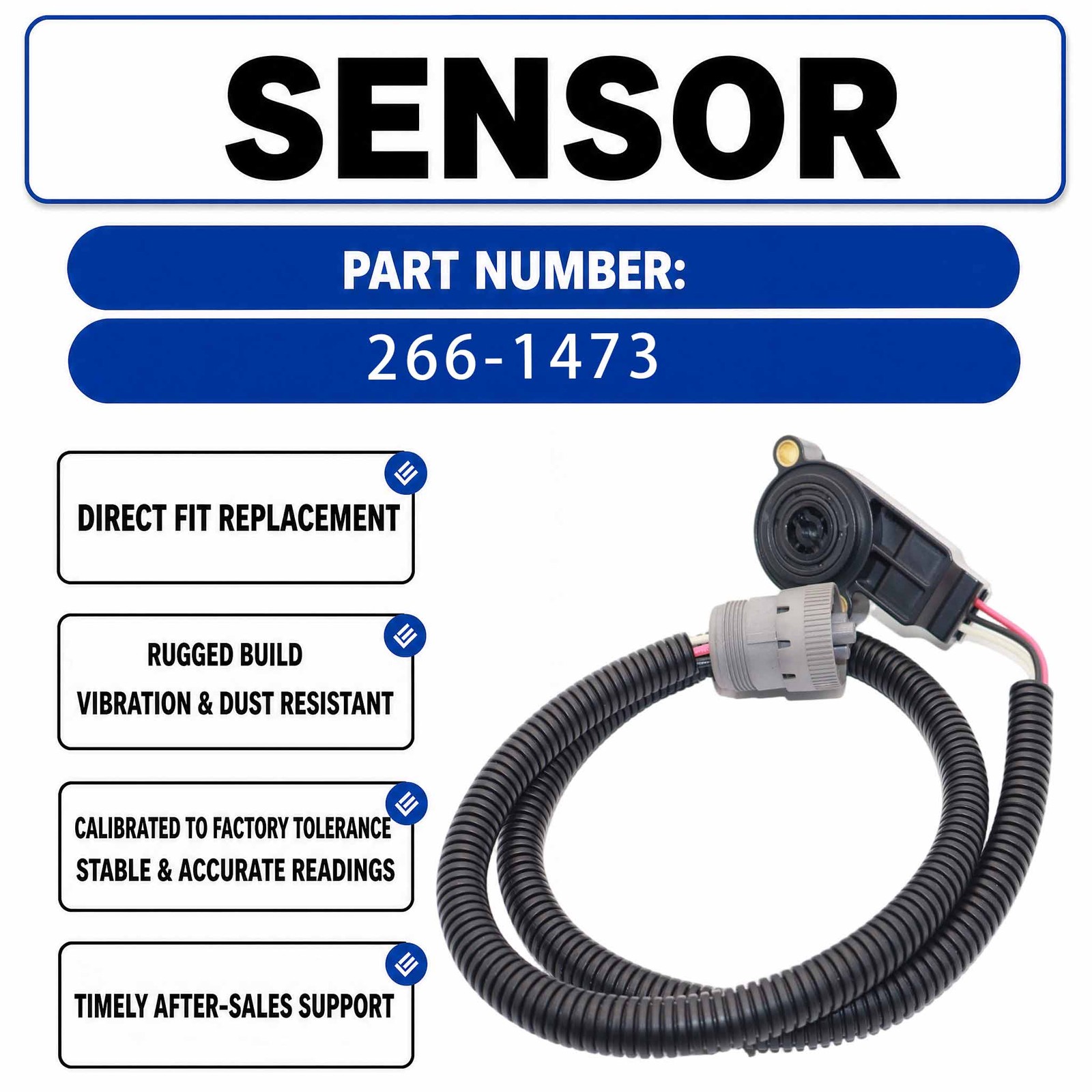 266-1473 2661473 32 V rotation position sensor For Caterpillar CAT CX38-P892