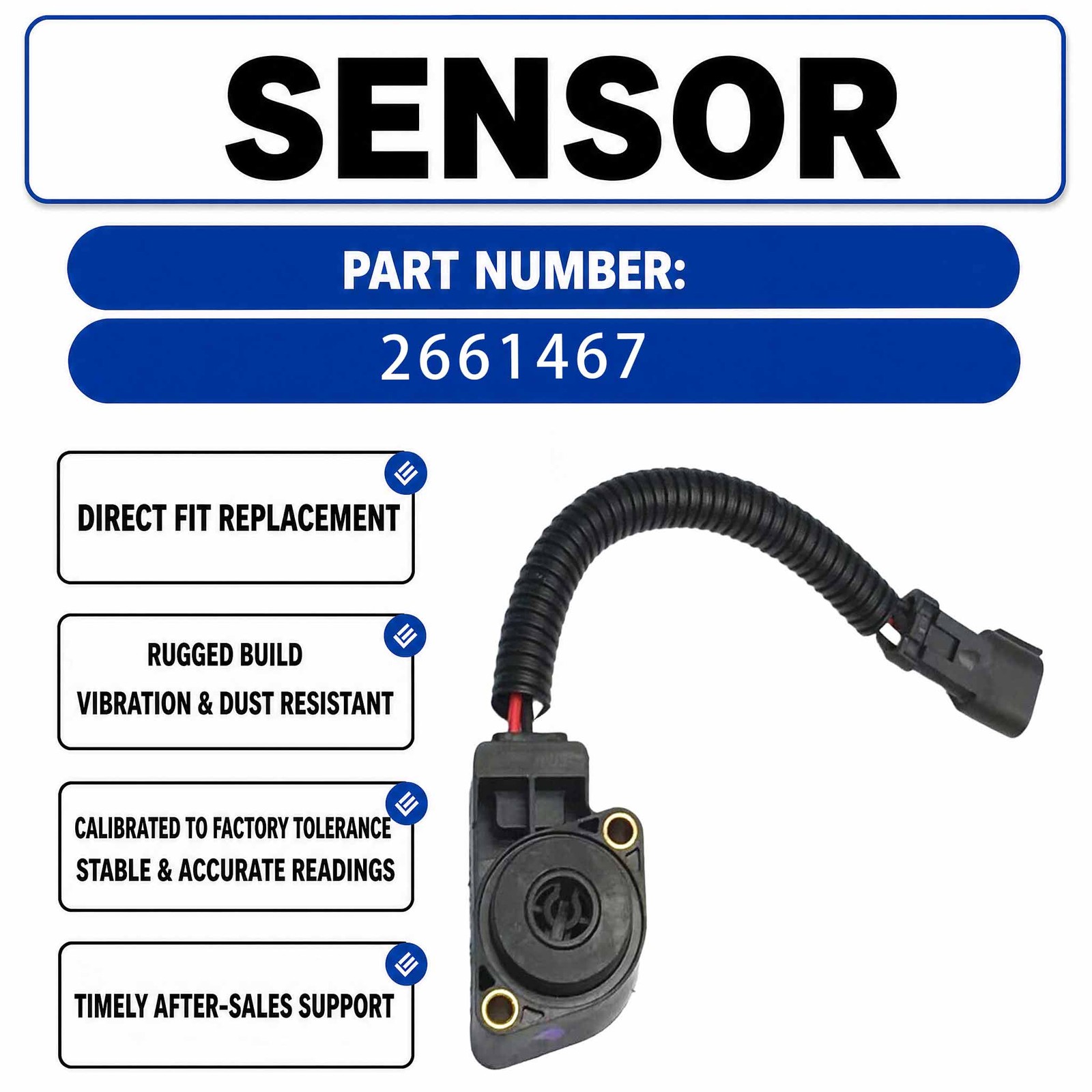 Position Sensor 266-1467 2661467 For Caterpillar CAT 3508B Generator Sets