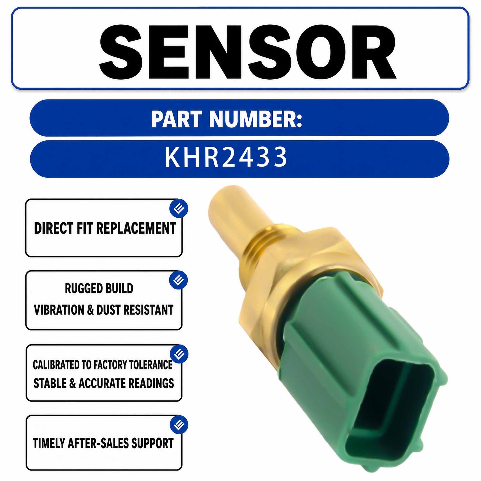 HM-A40032 KZ000096 KHR2433 Water Temperature Sensor For Sumitomo SH120A3