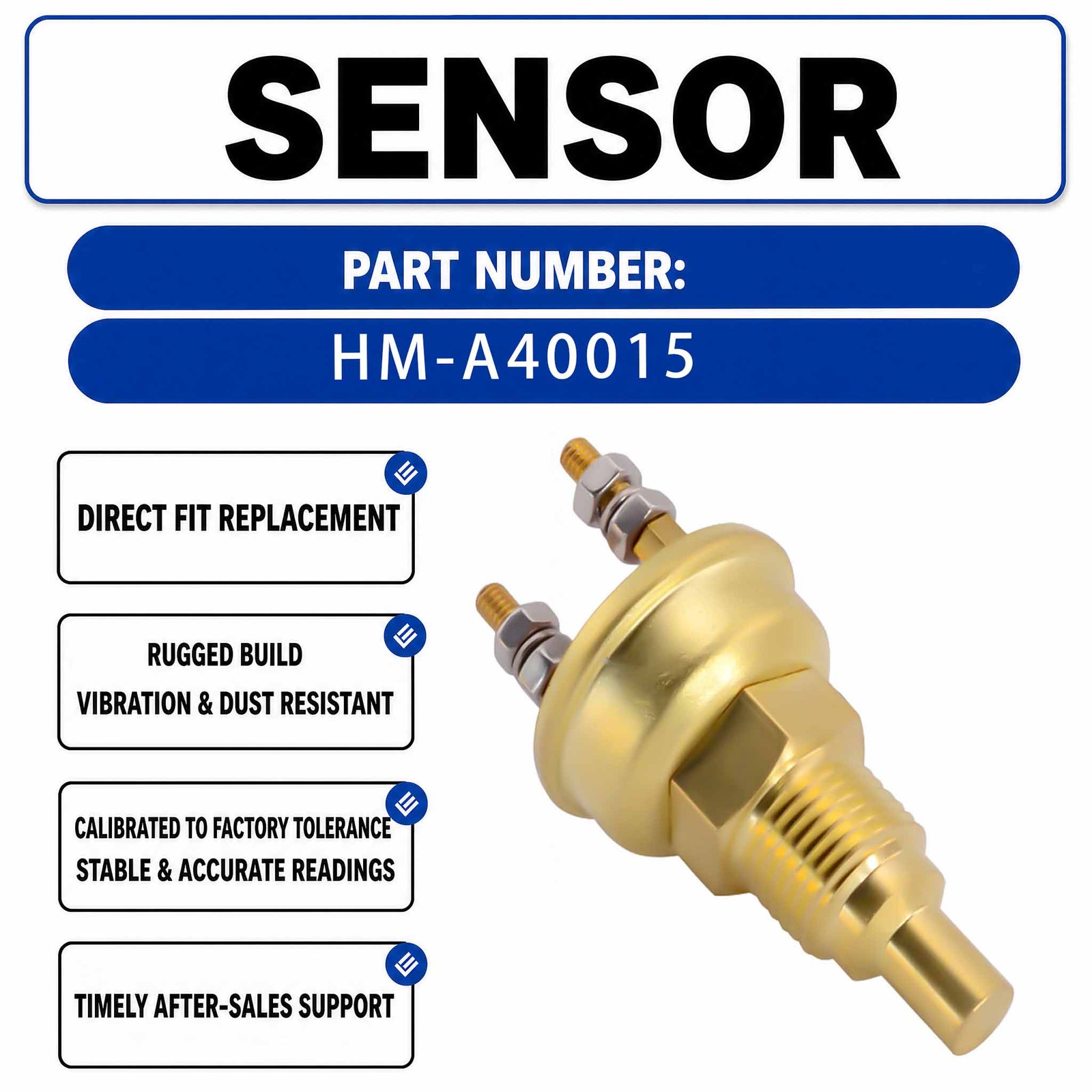 ME049265 HM-A40015 Water Temperature Sensor For Kato HD700-7 Excavators