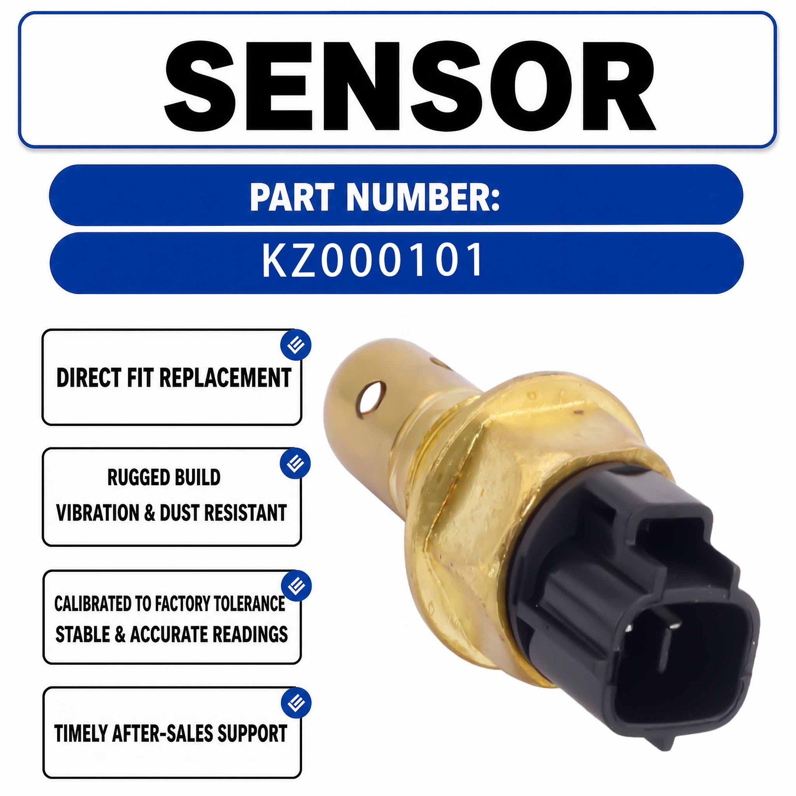 Water Temperature Sensor S8346-01510 For Kobelco SK350-8 SK200 SK250 SK300