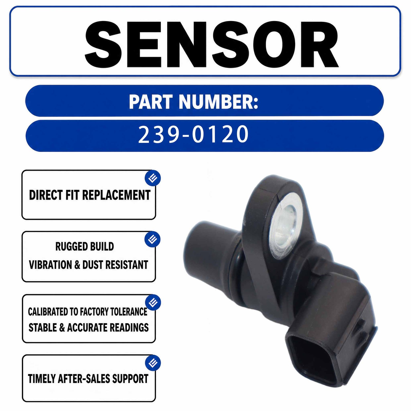 Sensor 239-0120 For CAT Excavator E312D E320D E320GC E323D & CAT Engine C4.4