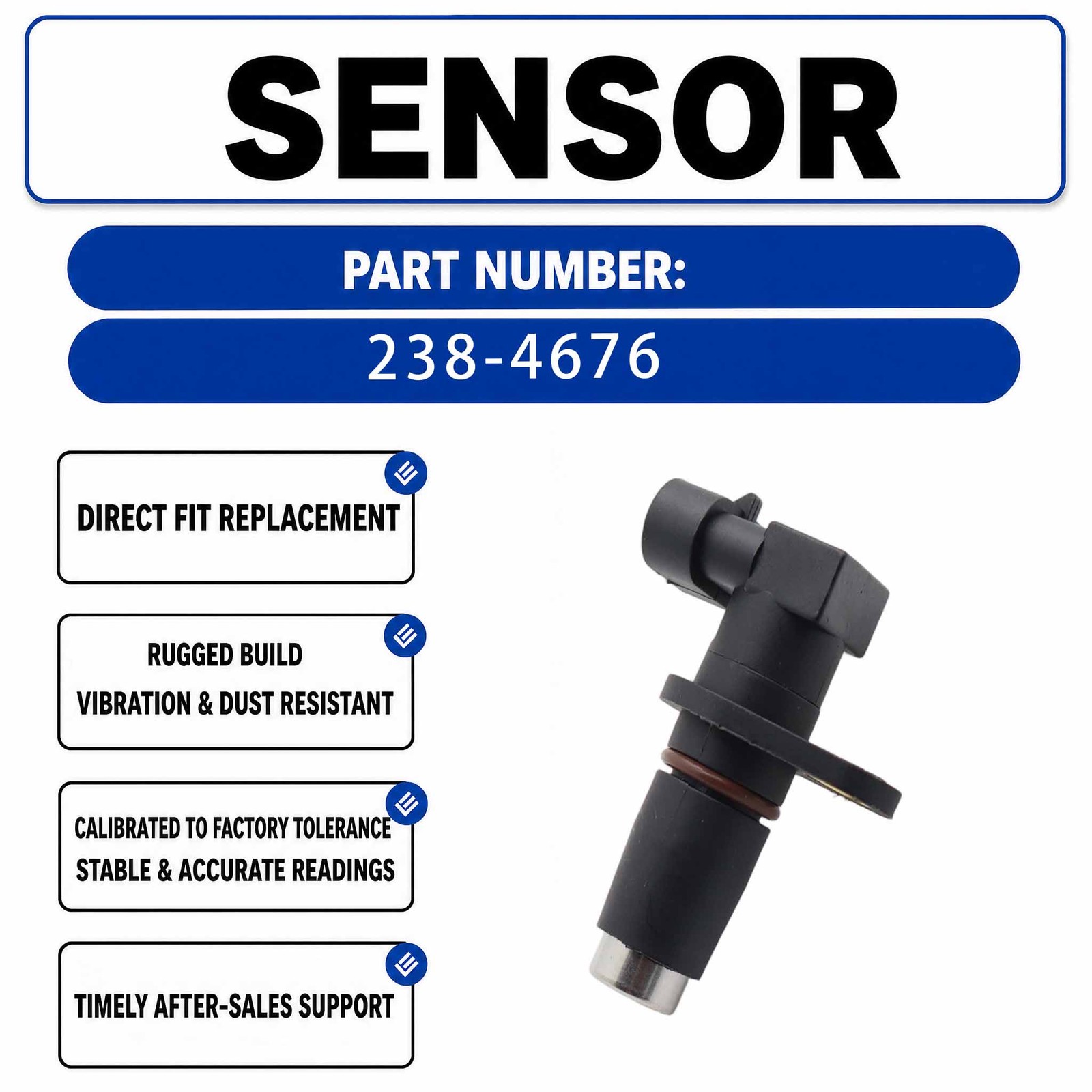 Speed Sensor Assembly 238-4676 For Caterpillar CAT M318F M315F MH3040 M317F