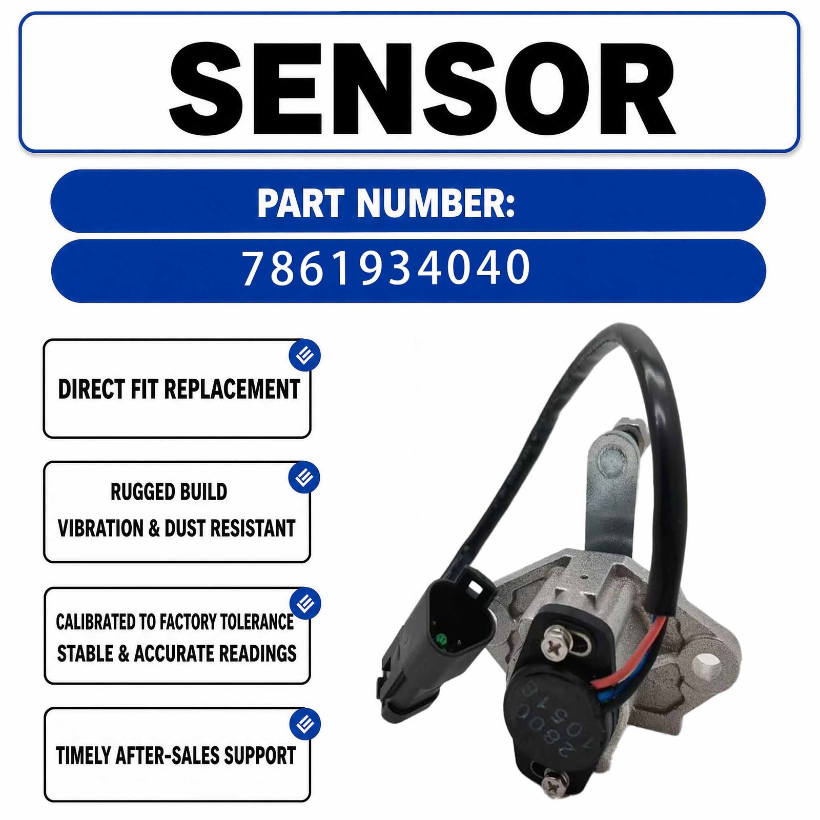 Angle Sensor 7861-93-4040 7861934040 For Komatsu D85EX D85MS D85PX D85MS-15