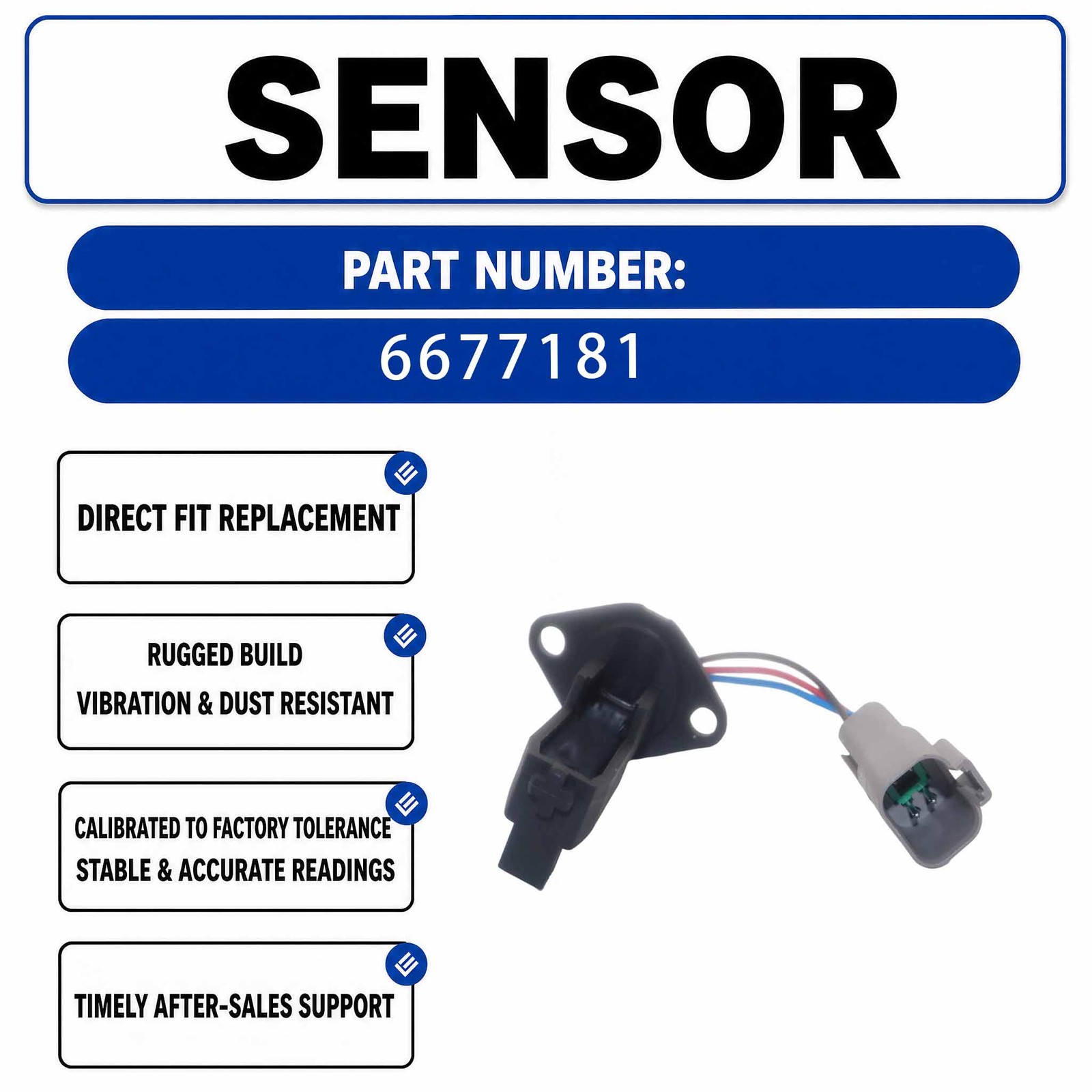 6677181 Speed Travel Sensor For Bobcat A220 A300 S220 S250 S300 Skid Steer
