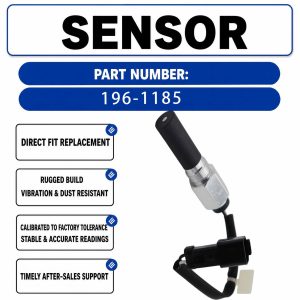2-pin DT high-output magnetic speed sensor 196-1185 For Caterpillar CAT D6N