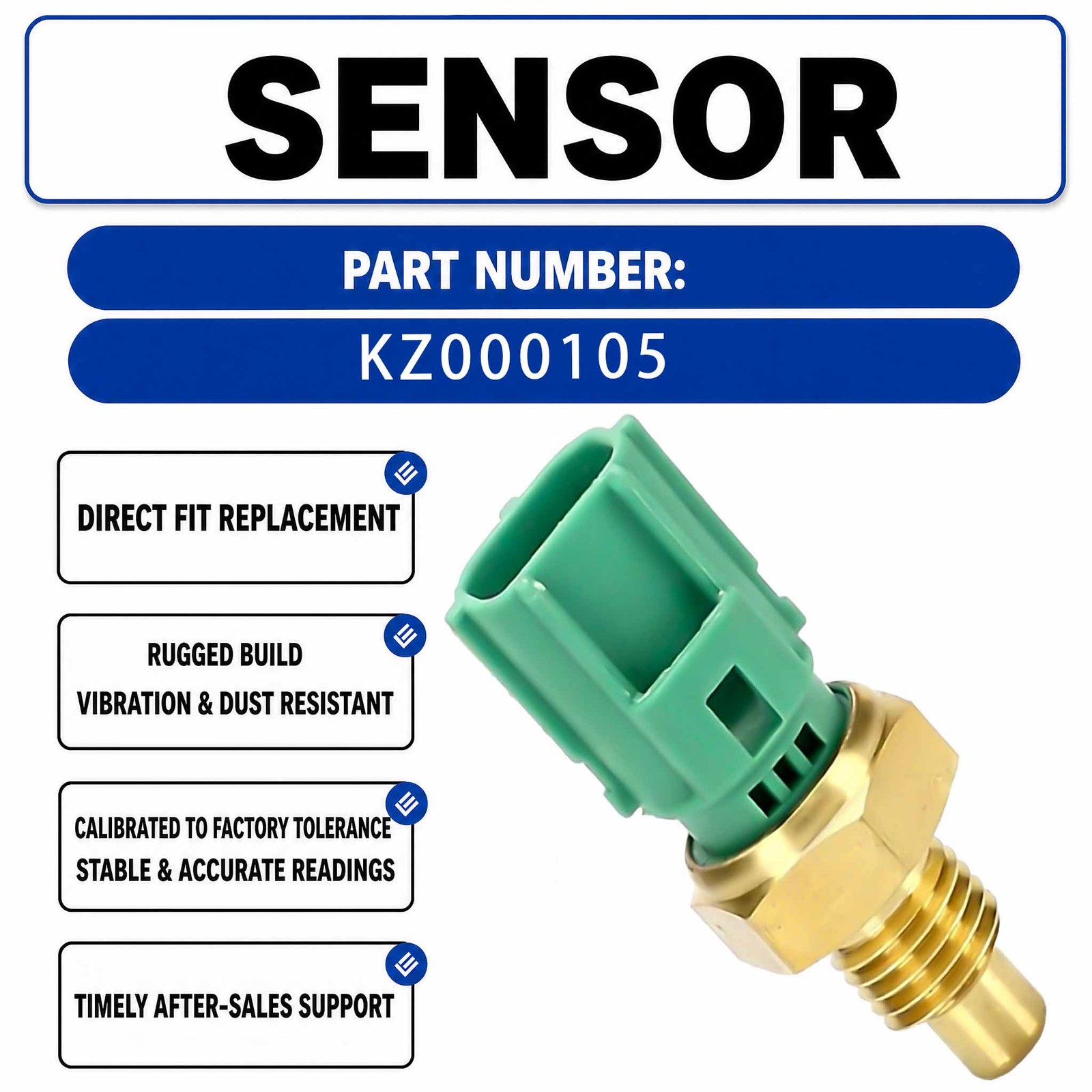 Water Temperature Sensor 6R4 For Hitachi ZAX240-3 Excavators