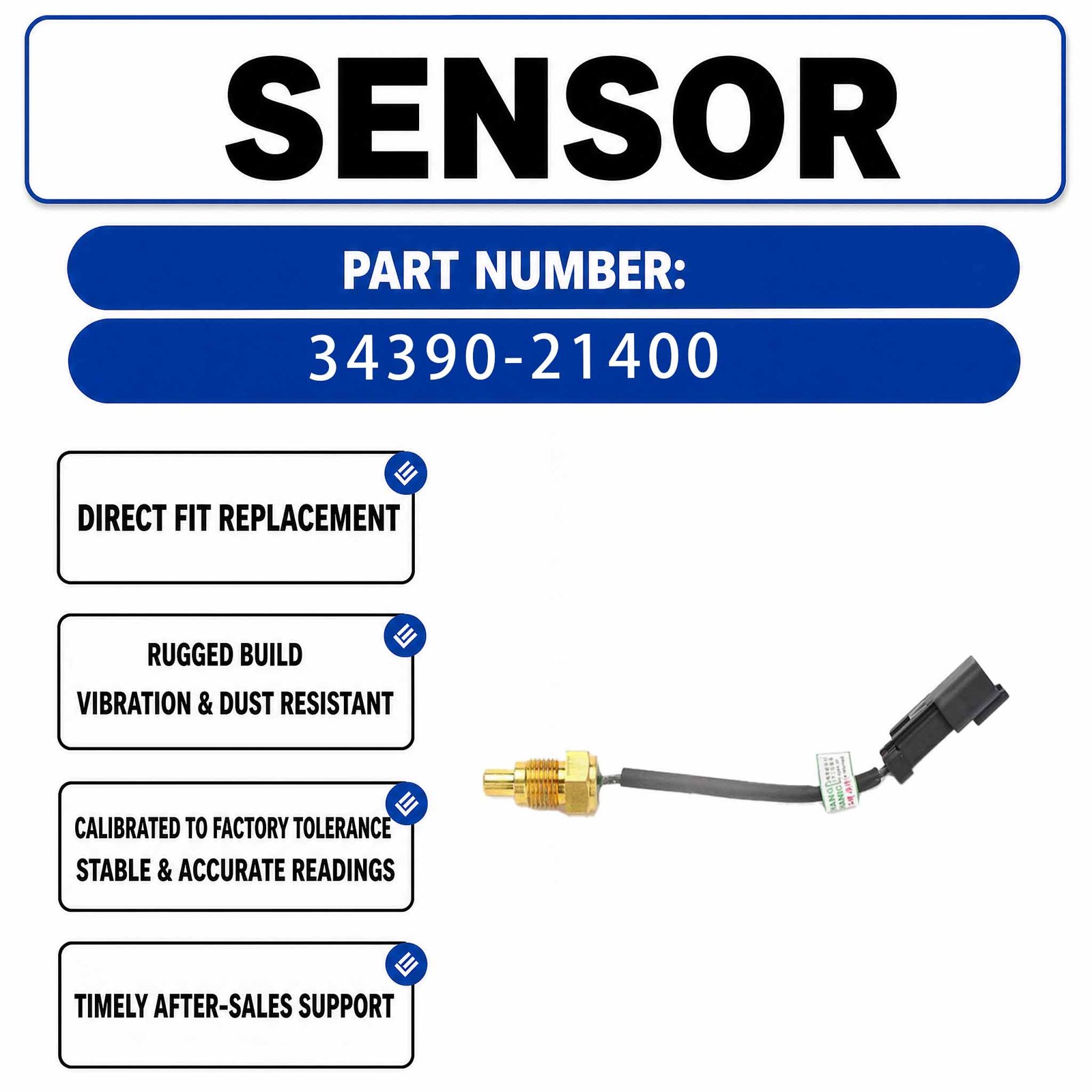 HM-A40027 KZ000091 135-2336 34390-21400 WT25C Water Temperature Sensor For