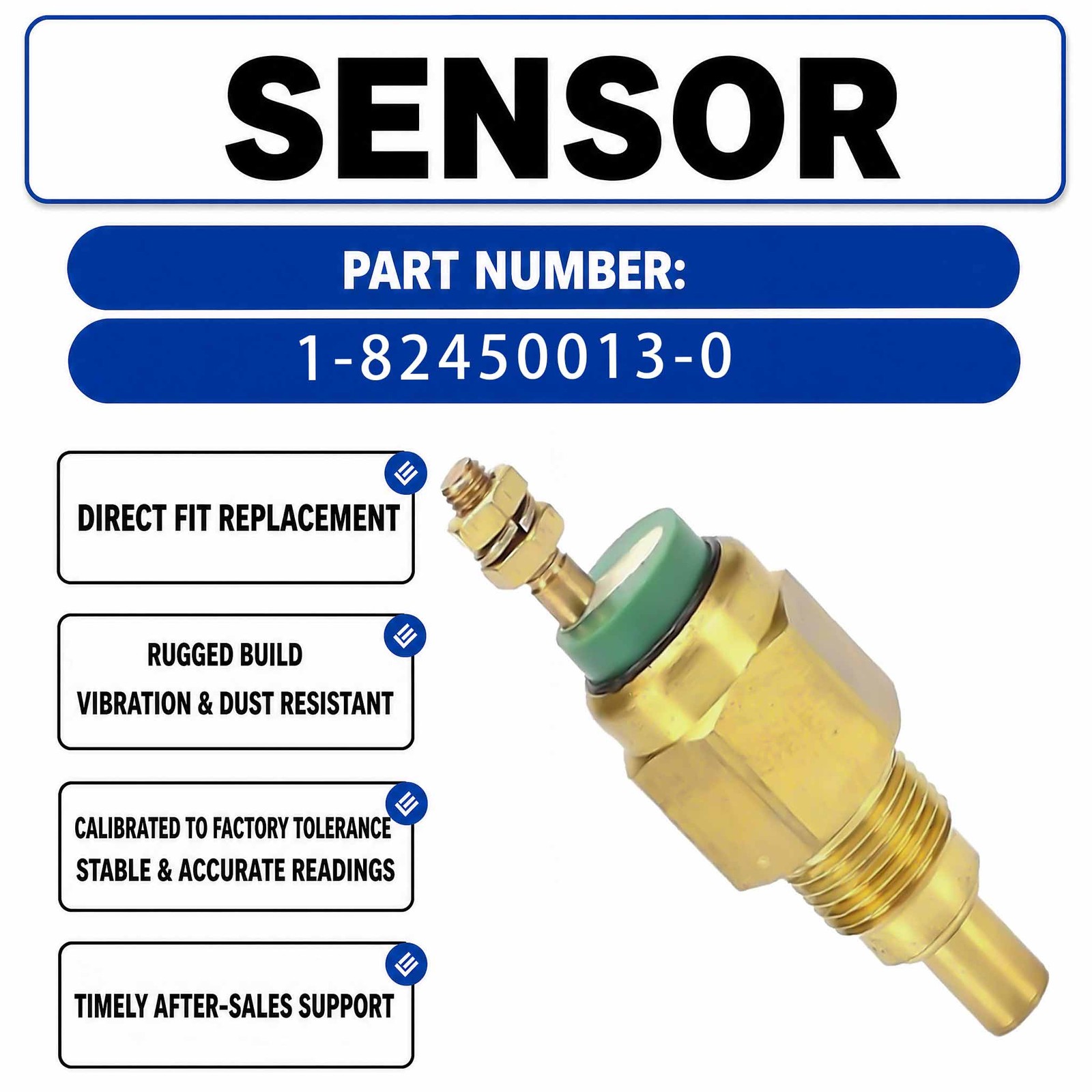 HM-A40016 1-82450013-0 KZ000080 Water Temperature Sensor For Komatsu EX200-2