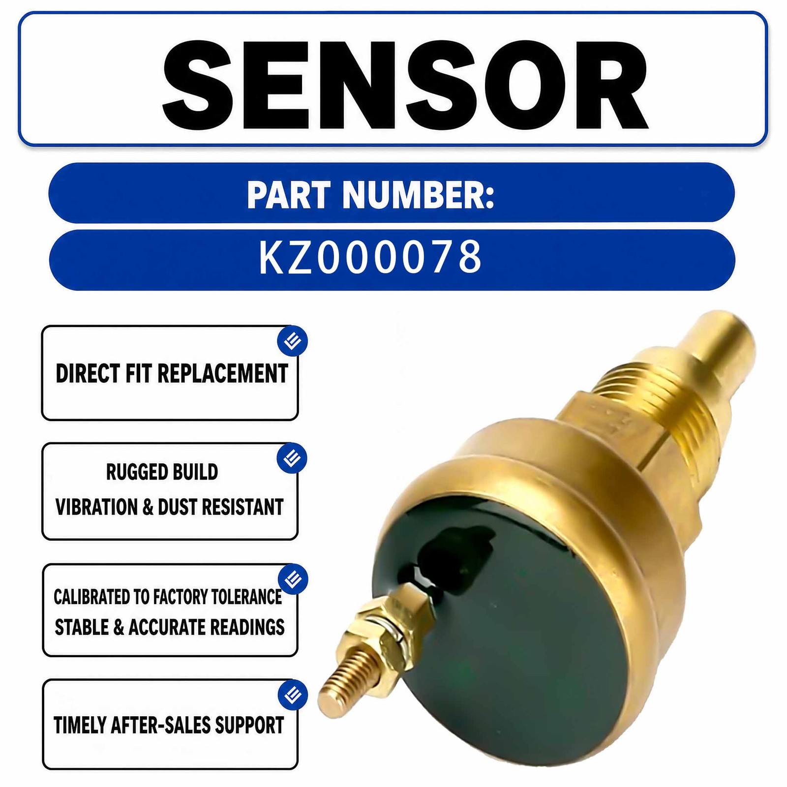 HM-A40014 ME039860 KZ000078 Water Temperature Sensor For Mitsubishi 6D31 Engine