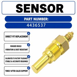 Water Temperature Sensor 4436537 For Hitachi ZAX200 Crawler Excavators