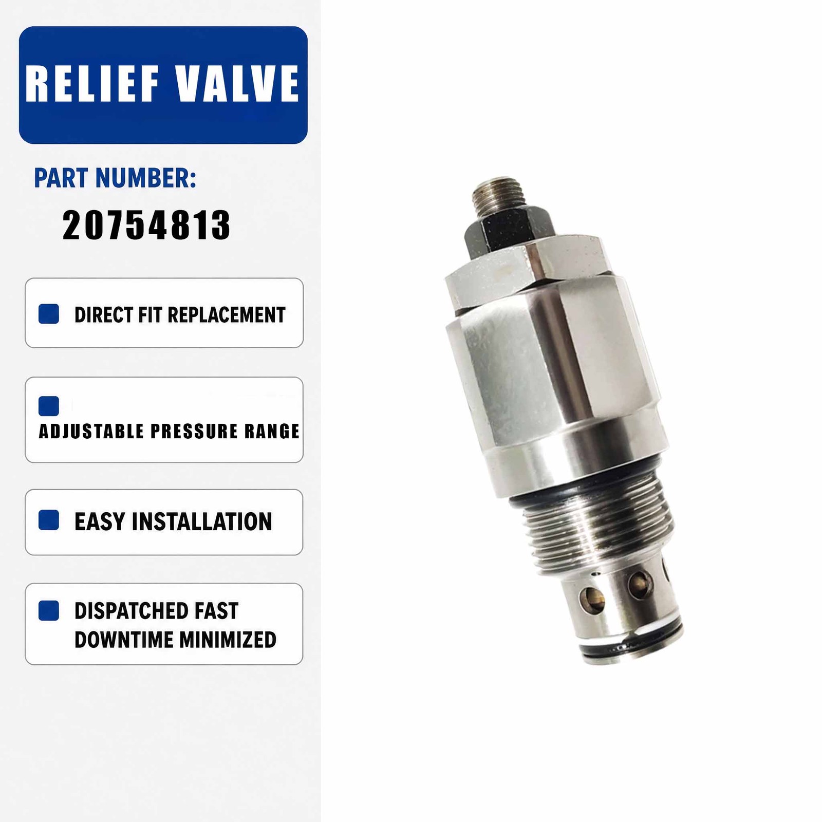 Hzh-093 Relief valve For Volvo EC450 EC460