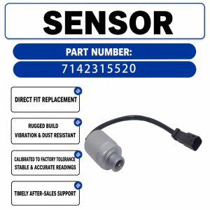 Solenoid valve 714-23-15520 For Komatsu Bulldozer D155AX-5 D275AX-5-KO D375A-5