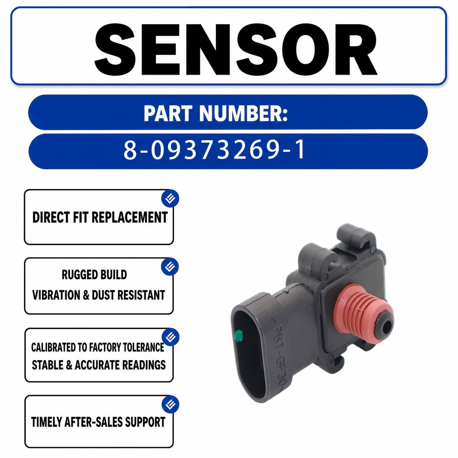 Pressure Sensor 8-09373269-1 8-28139775-0 For Express 2500 2006-2009 Express