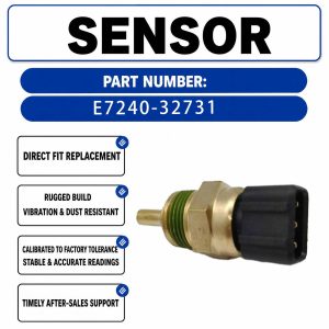 Temp Sensor E7240-32731 For Kioti Mechron CS CK DK NX RX PX