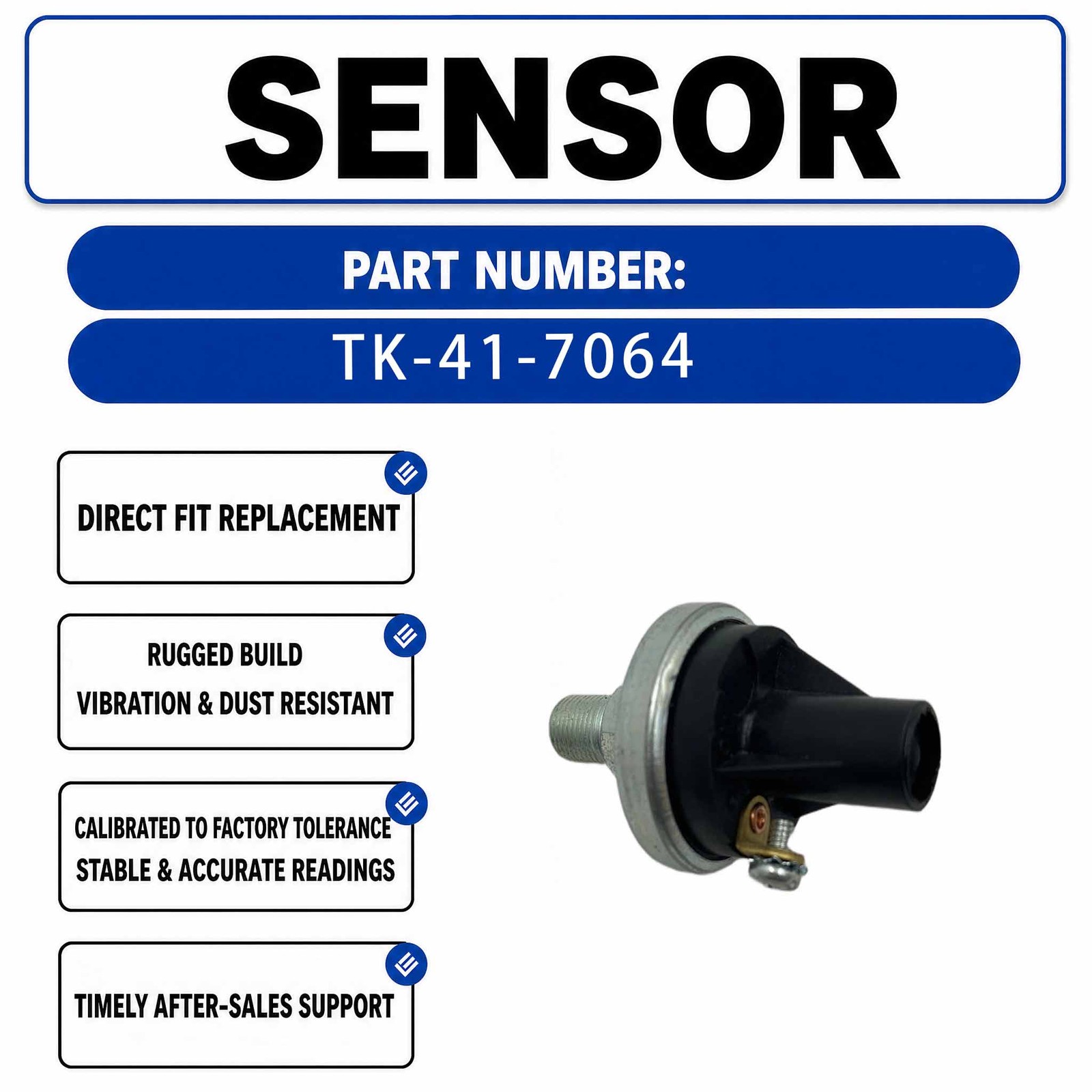 Oil Pressure Sensor Switch 41-7064 For T-Series 1080R 1200R Spectrum 1000