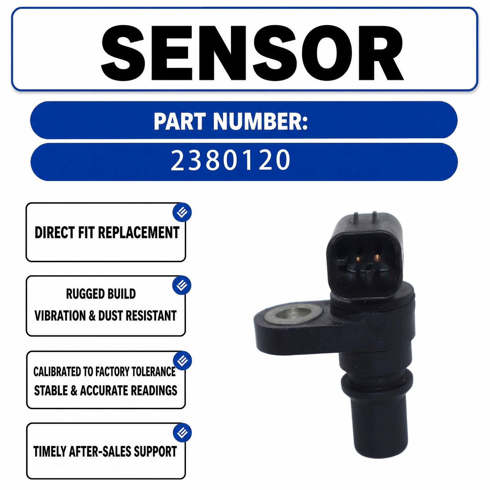 Camshaft Position Sensor 238-0120 2380120 For Caterpillar CAT TH337C TL943C
