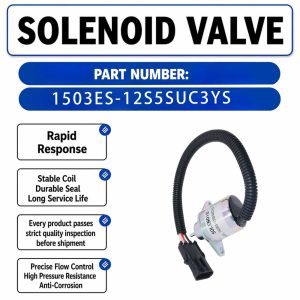 1503ES-12S5SUC3YS 119233-77933 Solenoid valve For Yanmar 4TNV94 4TNV98