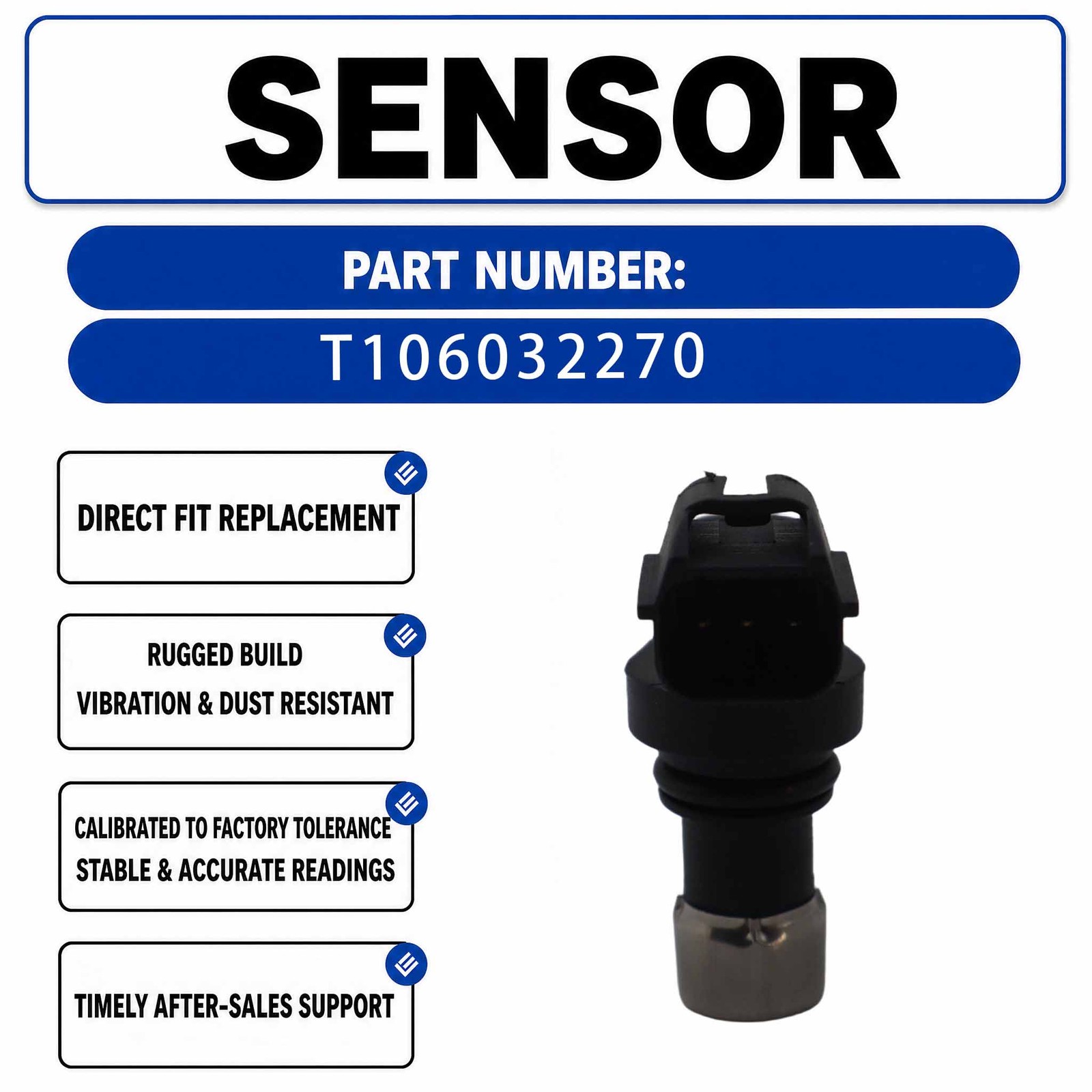 Crankshaft Speed Sensor T106032270 5H911-42622 For Kubota B Series B2650HSD