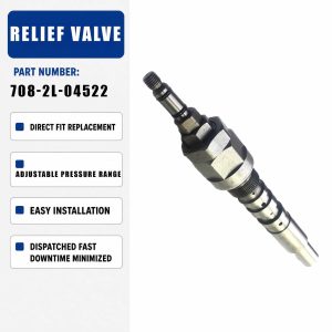 Relief Valve HM-E10031 708-2L-04522 For Komatsu PC200-6 6D102 PC120-6 PC130-7