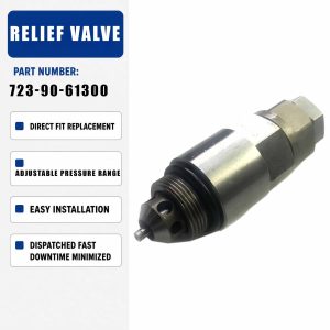 723-90-61300 709-70-55200 Relief Valve For Komatsu PC60-6 PC120-6 PC130-7