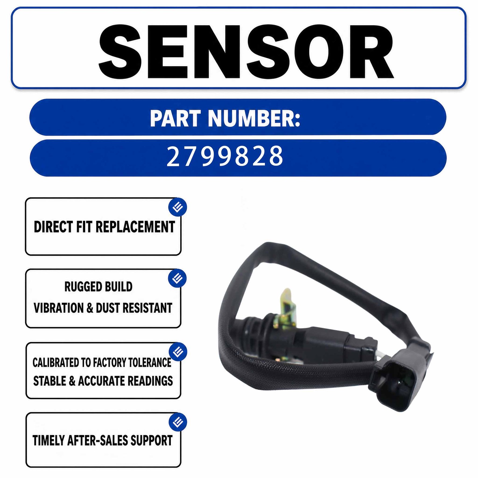 Crankshaft Position Sensor 279-9828 2799828 For Caterpillar CAT XQP500 SR4 SR5