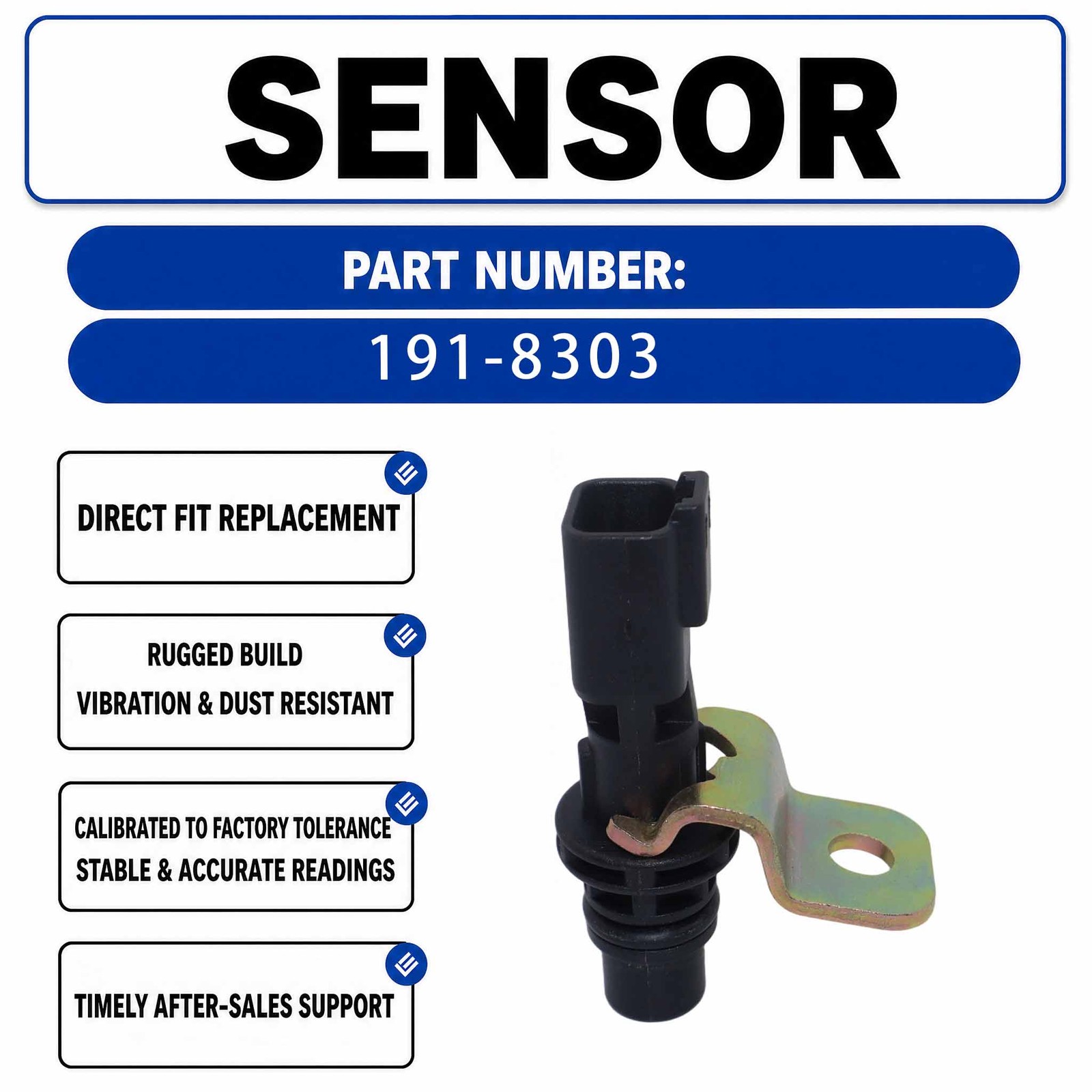 191-8303 1918303 Crankshaft Position Sensor Speed Sensor For Caterpillar CAT