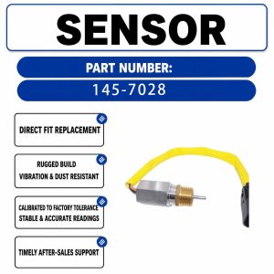 2-pin Temperature Sensor 145-7028 1457028 For Caterpillar CAT 535C 545C 525C