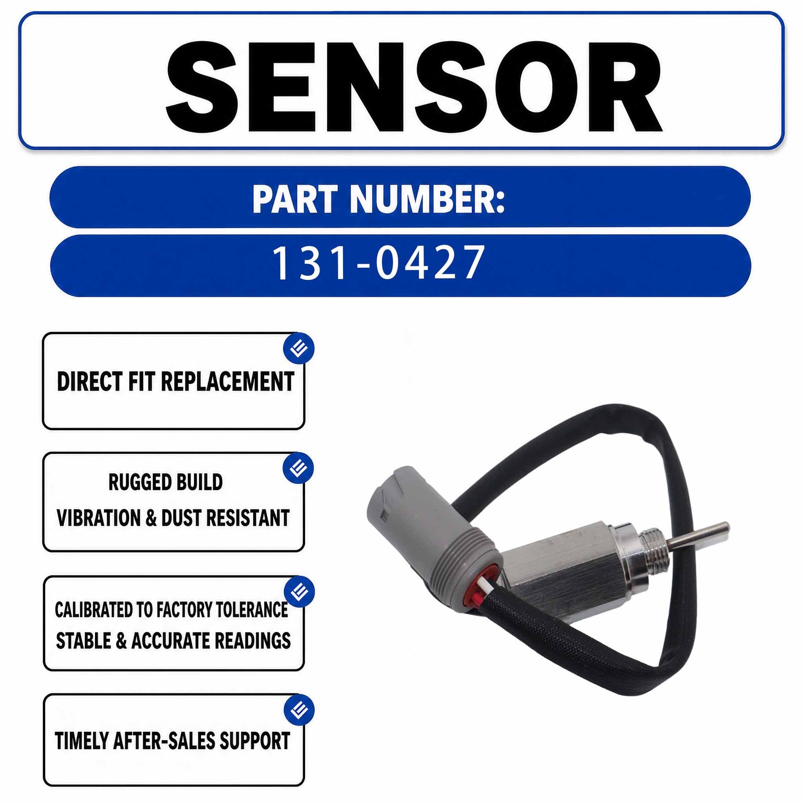 131-0427 1310427 Temperature Sender For Caterpillar CAT R1600 R1700G R1300G