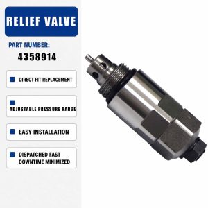 HM-E10044 4358914 4372039 Relief Valve For Hitachi EX200-5 EX200-1 EX200-2