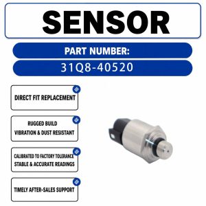 Pressure Sensor 31Q8-40520 For Hyundai R140LC-9 R210-9 Excavator