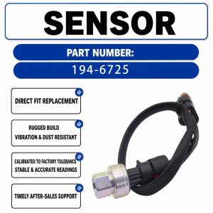 1135 kPa steel pressure sensor 194-6725 For Caterpillar CAT 330D L 329D L 385C