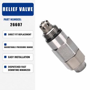 Relief Valve HM-E10055 26607 For Caterpillar