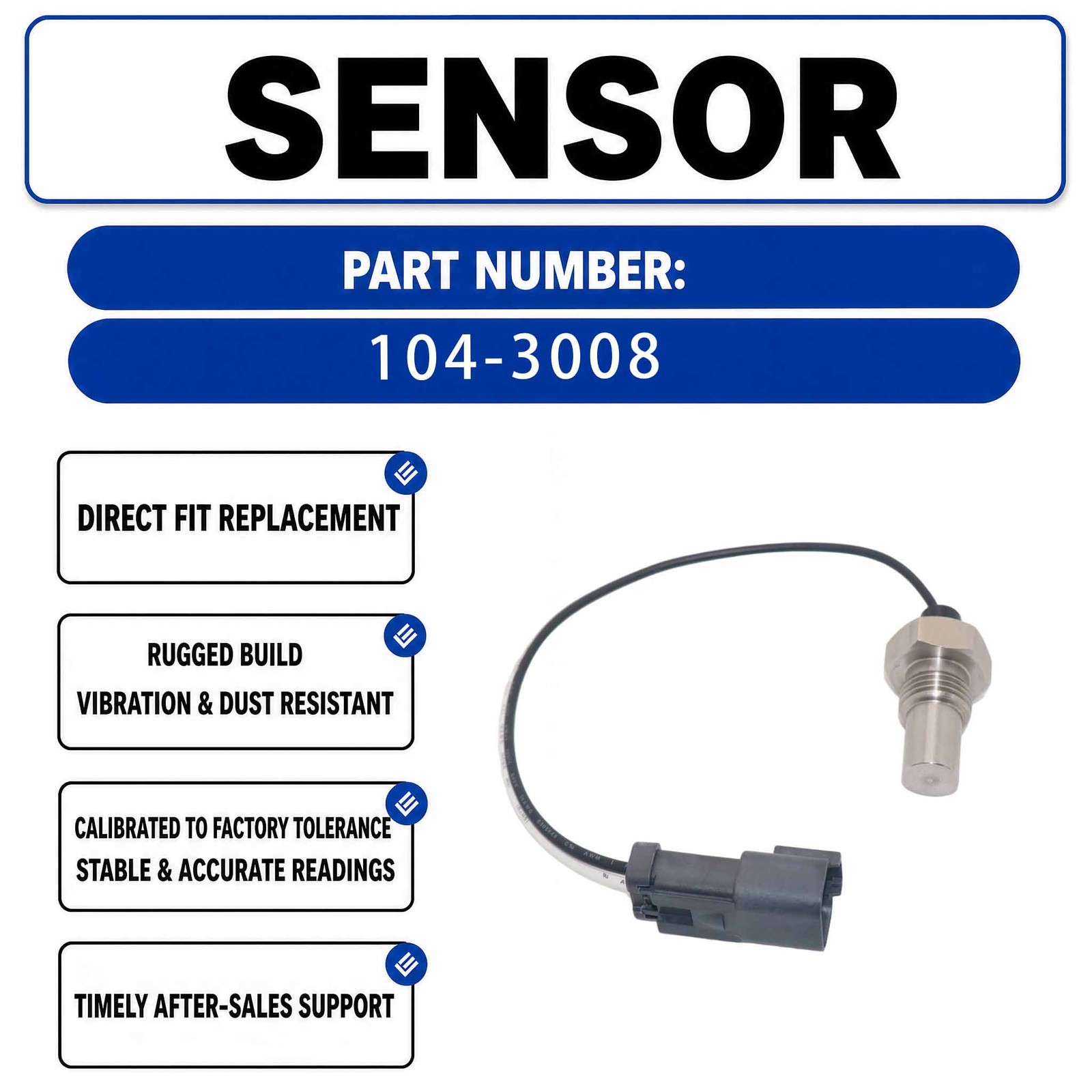 104-3008 Temperature Switch For Caterpillar CAT D6T D6N D6T XW D6T LGP D6T