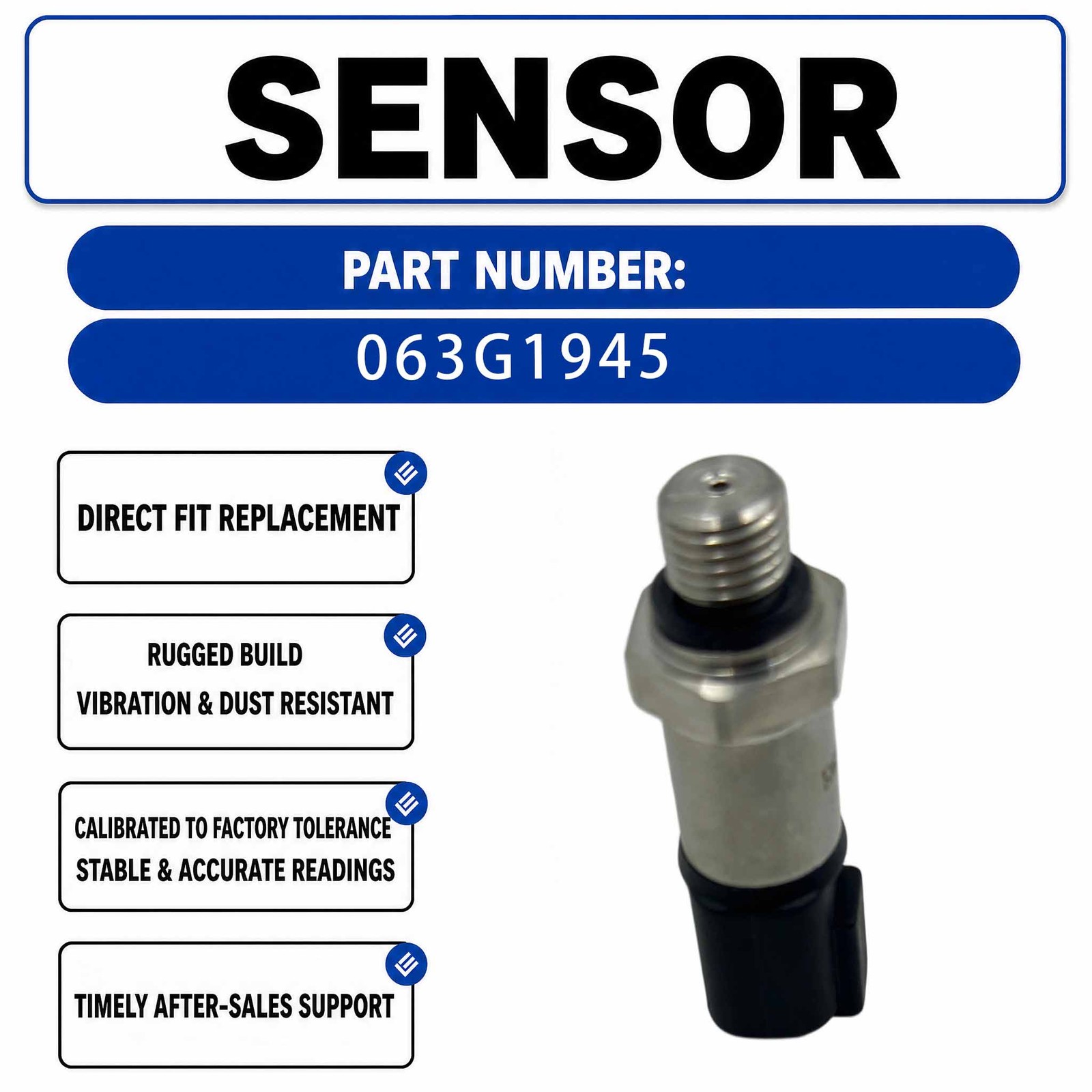 Pressure Sensor 063G1945 For Construction Machinery MBS1250 30B1042 engine