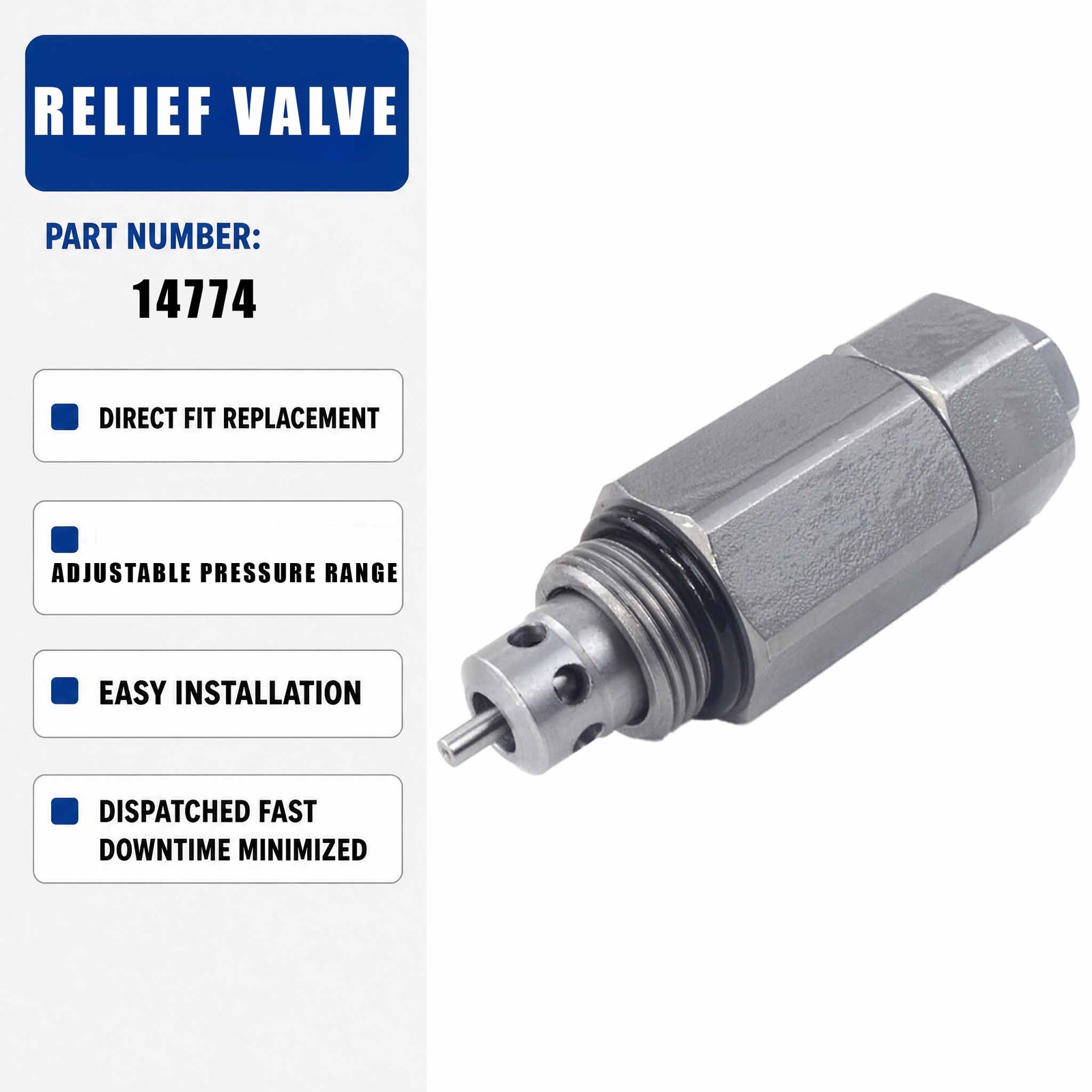 HM-E10014 KZ000772 E10014K Relief Valve For Sumitomo SH280
