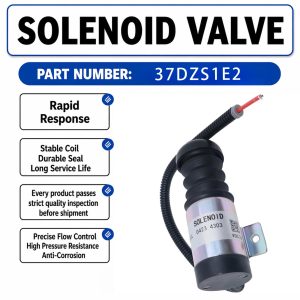 24V Solenoid valve 37DZS1E2 Fits for Deutz Engine BF4L914 BF6L914 D914L03