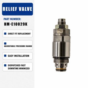 Relief Valve HM-E10029K 14789 For R225-7 R305-7