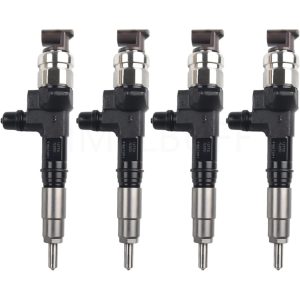 1J770-53075 Fuel Injector 4PCS for Kubota V3307 V3307-CR-TE4 3.3L Engine