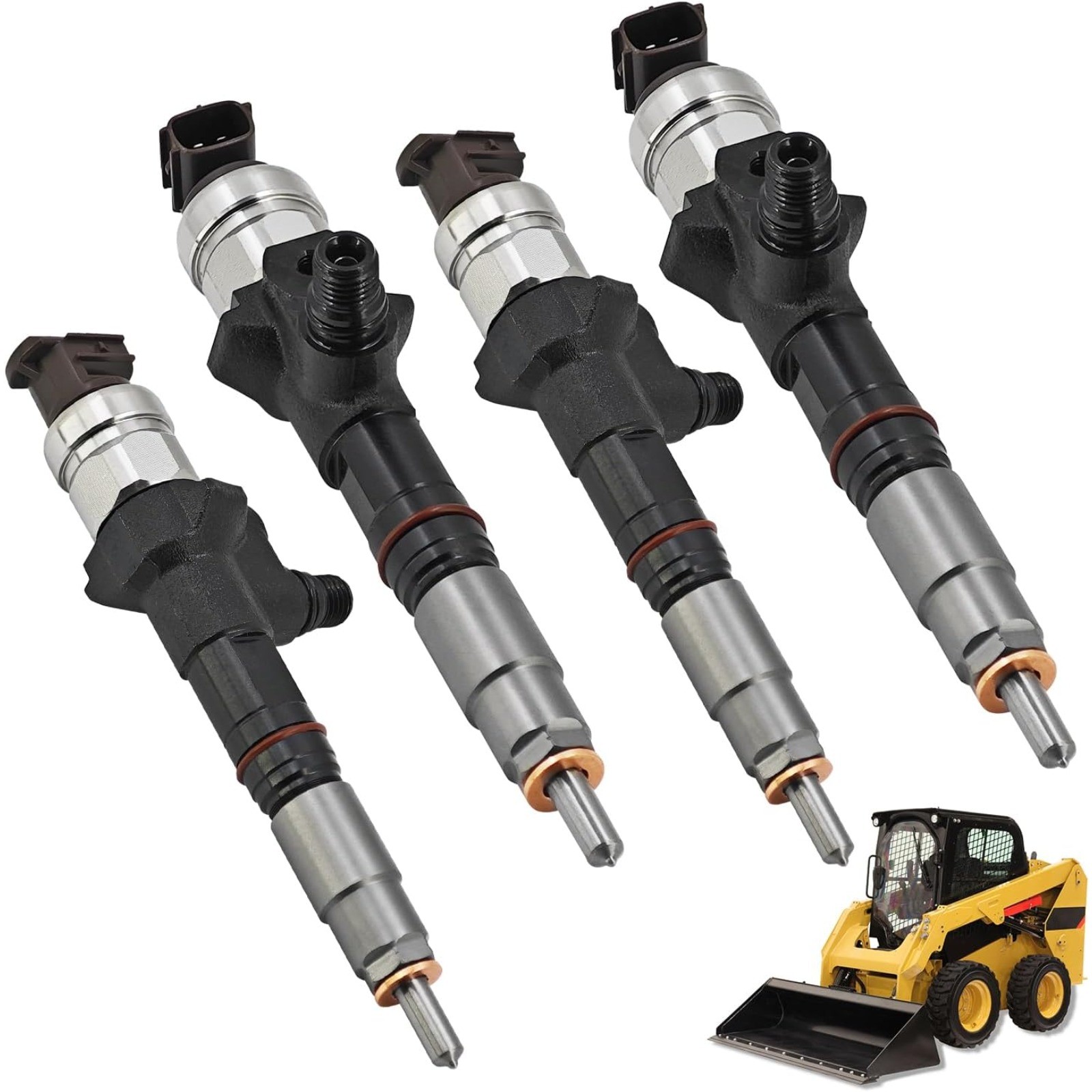 4PCS Fuel Injector 608-2959 For Caterpillar CAT C3.3B Engine