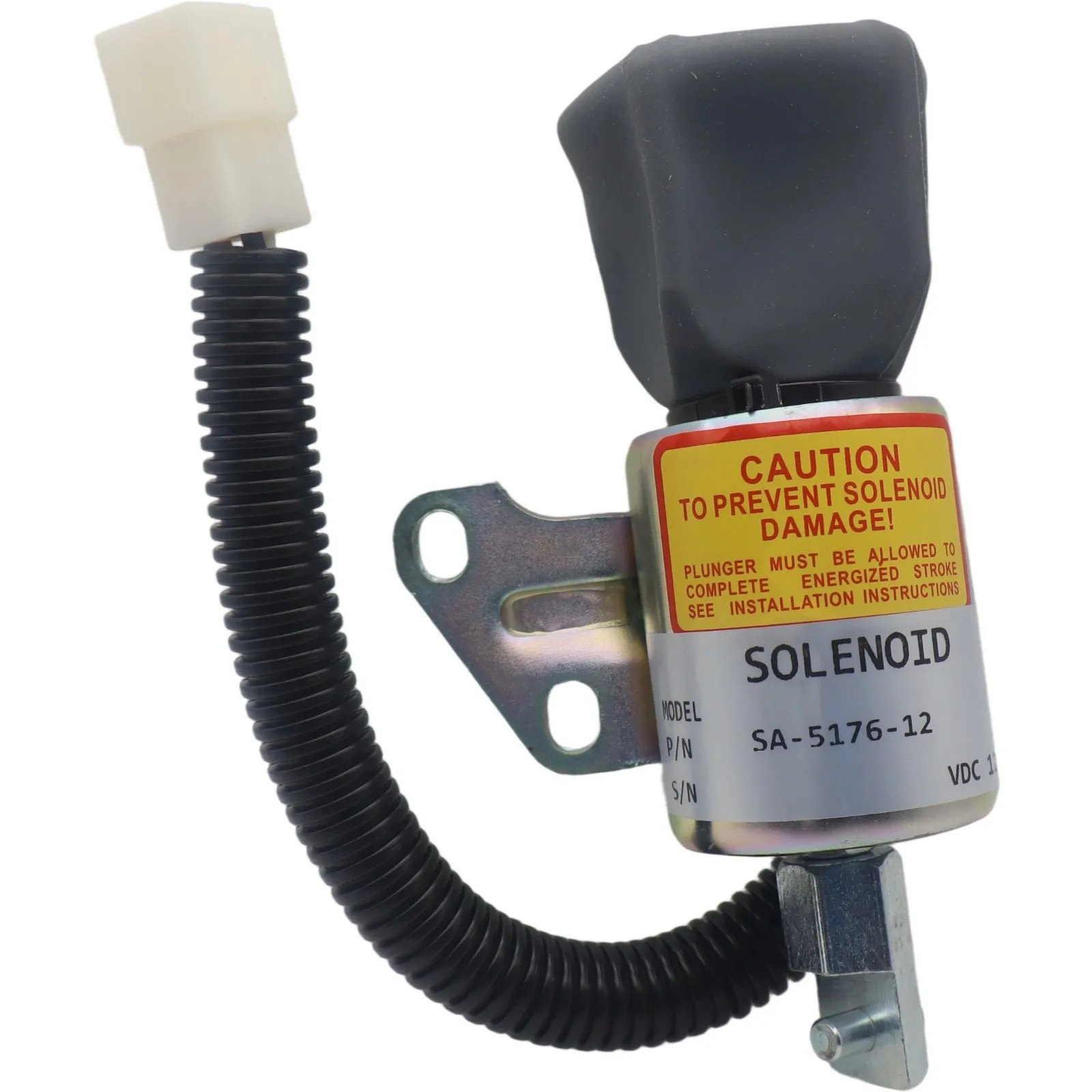 12V Fuel Shut off Solenoid SA-4899-12 For Kubota D722 D902 Z482 Engine