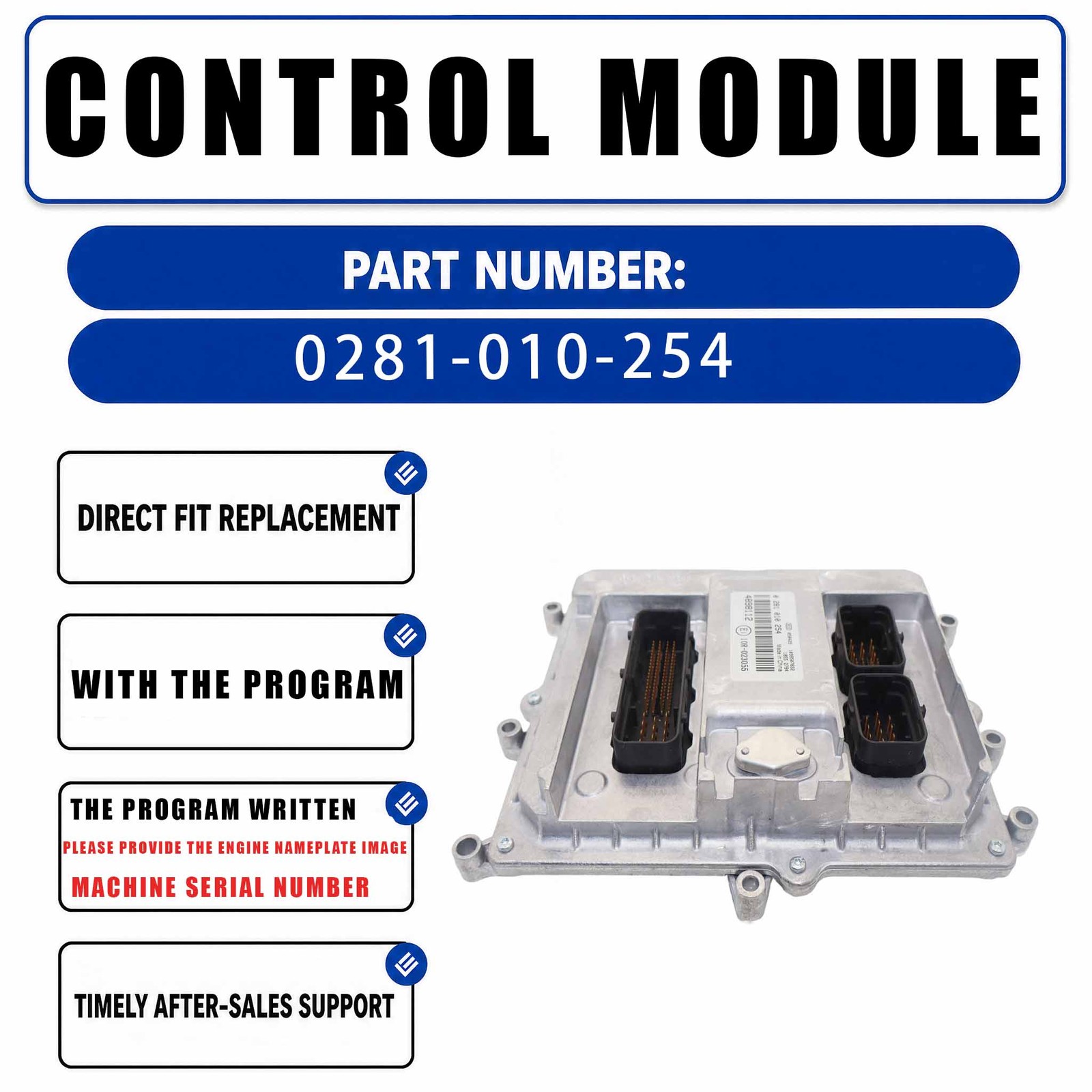 Engine Computer Board ECM Electronic Control Module 4898112 For Cummins ISB