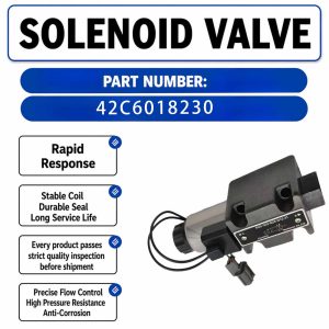 Solenoid Valve Group 42C6018230 For Komatsu Wheel Loaders WA1200 WA800 WA900