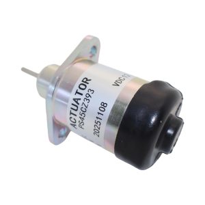 12V Fuel Shut Off Solenoid PS45CZ393 Compatible for Kubota V2607 V3307 Engine