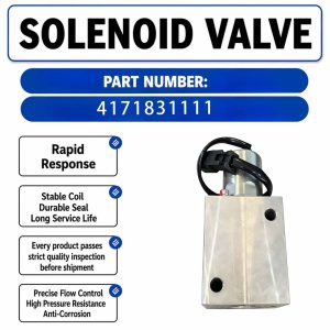 417-18-31111 4171831111 Solenoid Valve For Komatsu Loader WA150-5 WA200-6