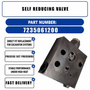723-50-61200 Self Reducing Valve For Komatsu PC130-8 Excavator