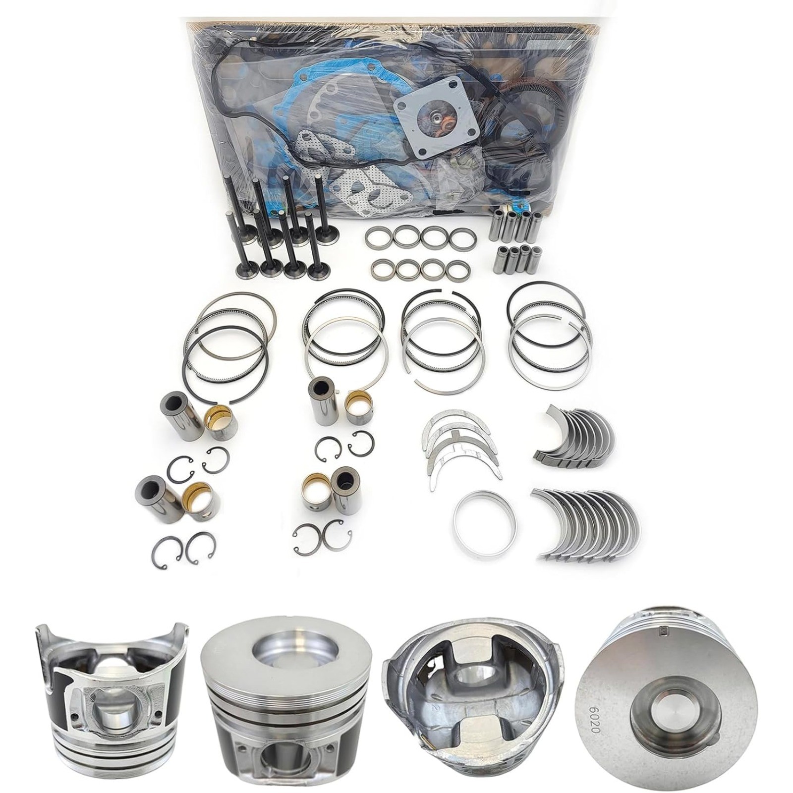 4LE2 Engine Overhaul Rebuild Kit (No cylinder liner) for Isuzu 4LE2 Engine