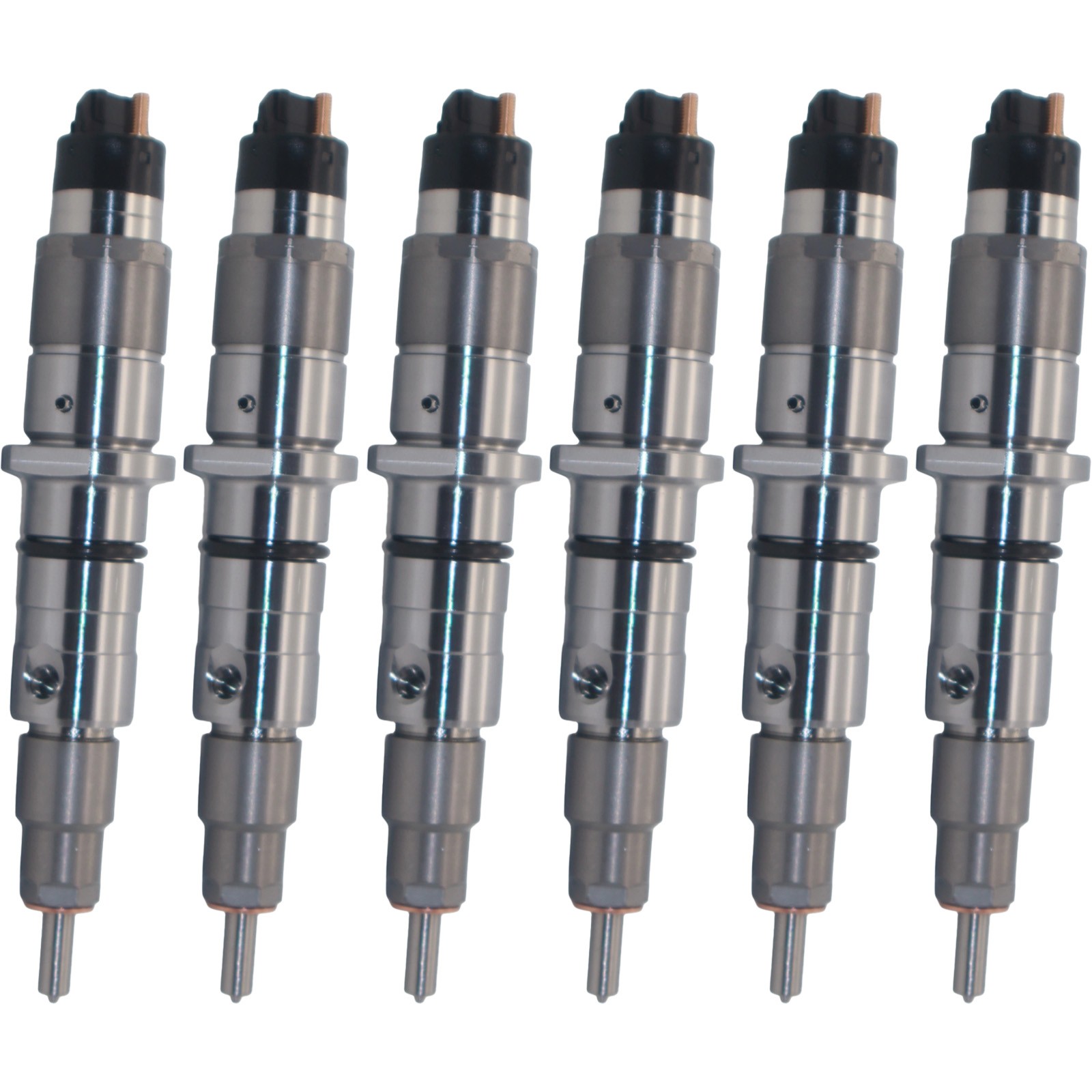 6PCS Fuel Injectors 6745-12-3100 For Komatsu Engine 6D114 SAA6D114E Excavator