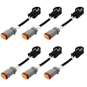 6Pcs Fuel Injector Wire Harness 3803682 3076256 For Cummins N14 L10 ISM11 QSM